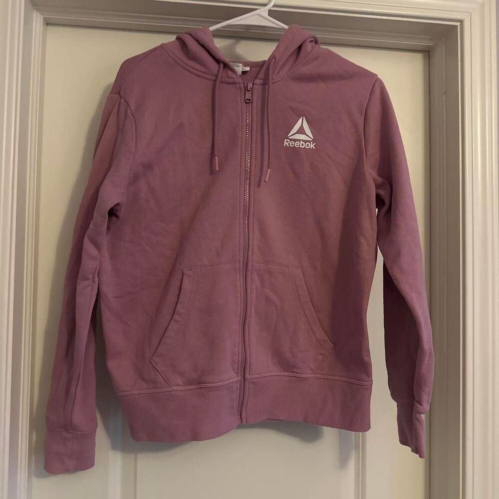 Reebok Women's Pink/Purple jacket with hood